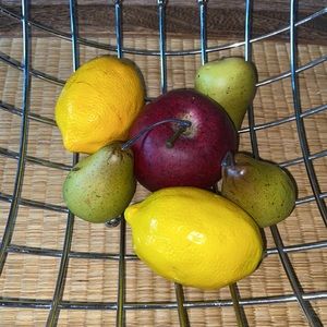 🆕ARTIFICIAL FRUIT BUNDLE: Apple, Lemons and Pears.